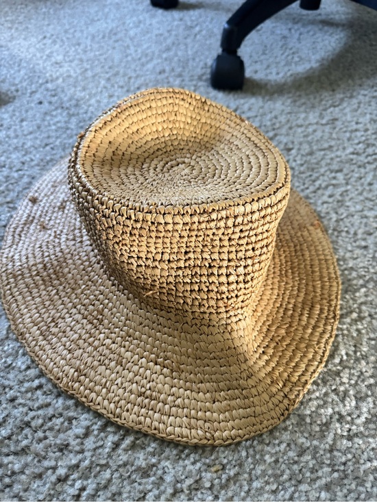 J. Crew Accessories - J. Crew Natural Raffia Straw Sun Hat - Tan